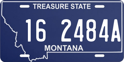 MT license plate 162484A