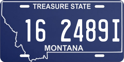 MT license plate 162489I