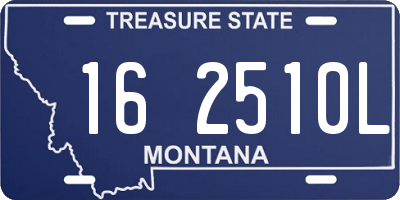MT license plate 162510L