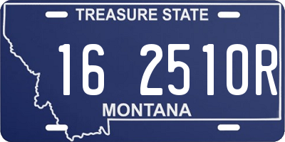 MT license plate 162510R