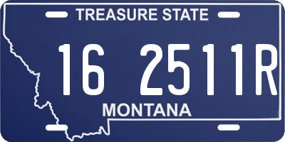 MT license plate 162511R