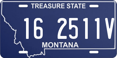MT license plate 162511V