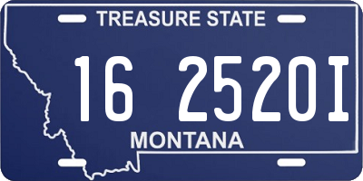 MT license plate 162520I