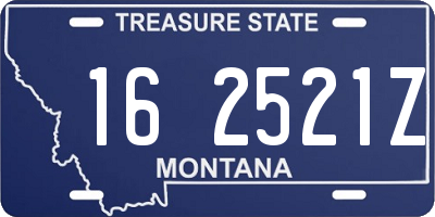 MT license plate 162521Z