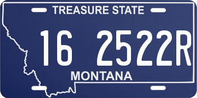 MT license plate 162522R