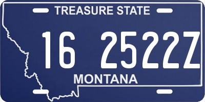 MT license plate 162522Z