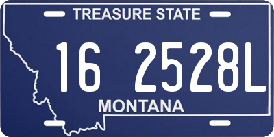 MT license plate 162528L