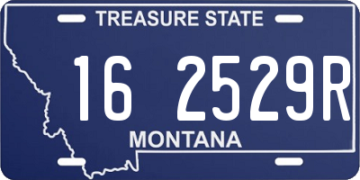 MT license plate 162529R