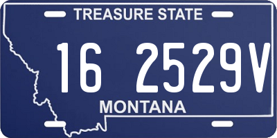 MT license plate 162529V