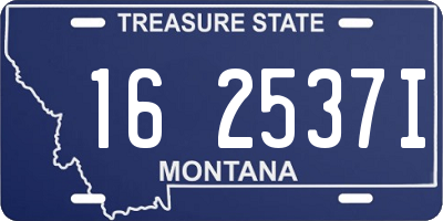 MT license plate 162537I