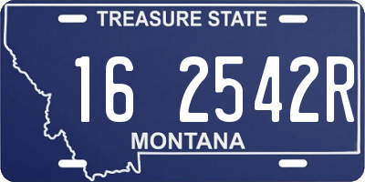 MT license plate 162542R