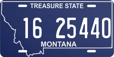 MT license plate 162544O
