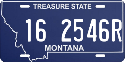 MT license plate 162546R