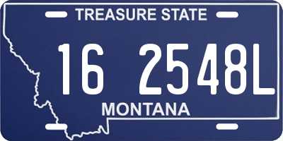MT license plate 162548L