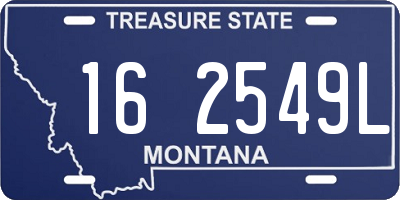 MT license plate 162549L