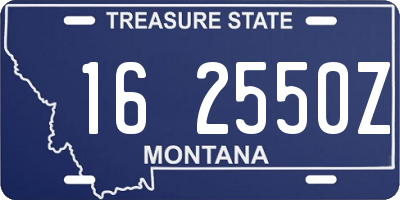 MT license plate 162550Z