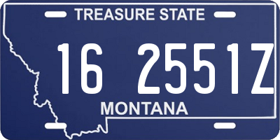MT license plate 162551Z