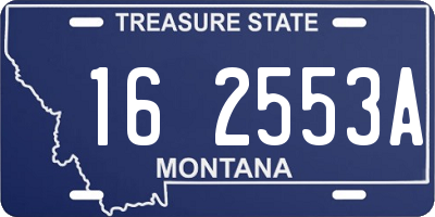 MT license plate 162553A