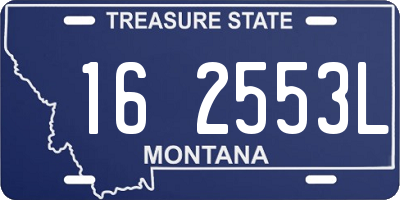 MT license plate 162553L