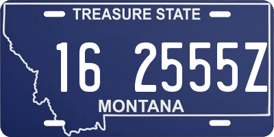 MT license plate 162555Z