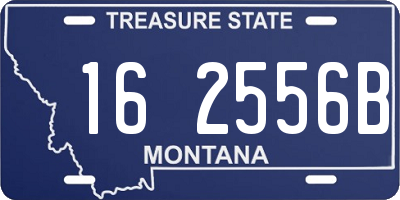MT license plate 162556B