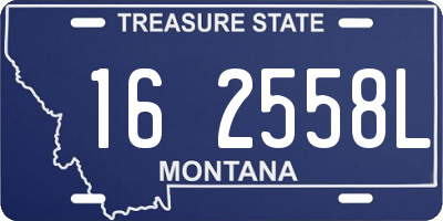 MT license plate 162558L