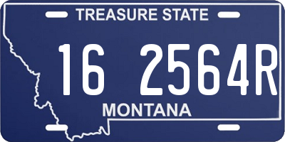 MT license plate 162564R