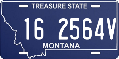 MT license plate 162564V
