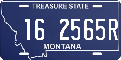 MT license plate 162565R