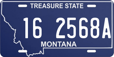 MT license plate 162568A