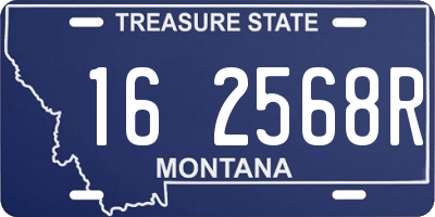 MT license plate 162568R