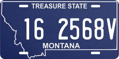 MT license plate 162568V