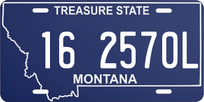 MT license plate 162570L