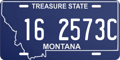 MT license plate 162573C