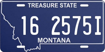 MT license plate 162575I