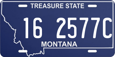 MT license plate 162577C