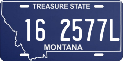 MT license plate 162577L