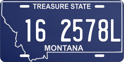 MT license plate 162578L