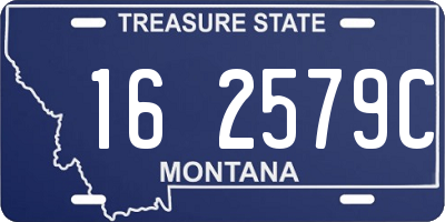 MT license plate 162579C