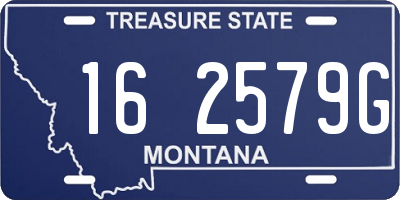 MT license plate 162579G