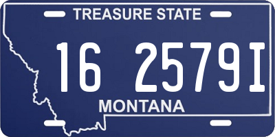 MT license plate 162579I