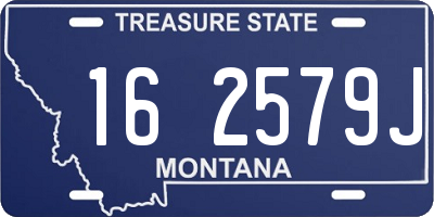 MT license plate 162579J