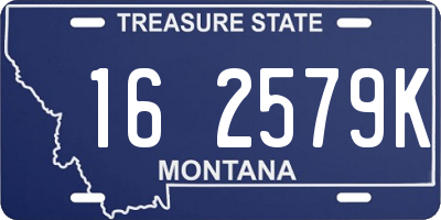 MT license plate 162579K