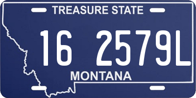 MT license plate 162579L