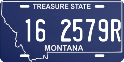 MT license plate 162579R