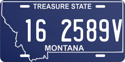 MT license plate 162589V