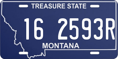 MT license plate 162593R