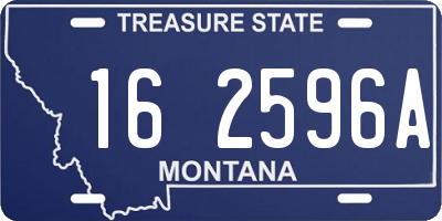 MT license plate 162596A