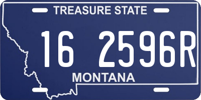MT license plate 162596R