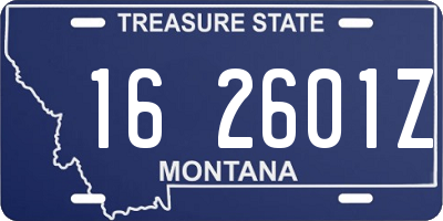 MT license plate 162601Z